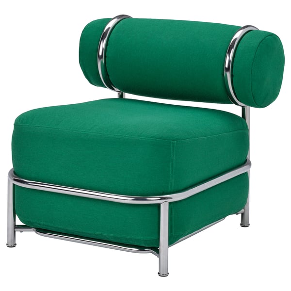 IKEA PS 2026 Fauteuil, av siège/dossier gonflables/Knäbäck vert vif