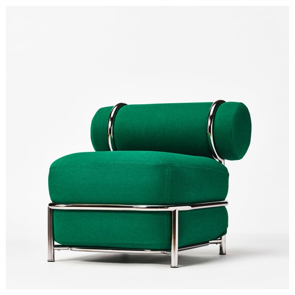 IKEA PS 2026 Fauteuil, av siège/dossier gonflables/Knäbäck vert vif