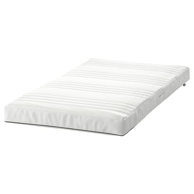 JÄTTETRÖTT Matelas ressorts ensachés lit bébé, blanc, 27 1/2x52 "