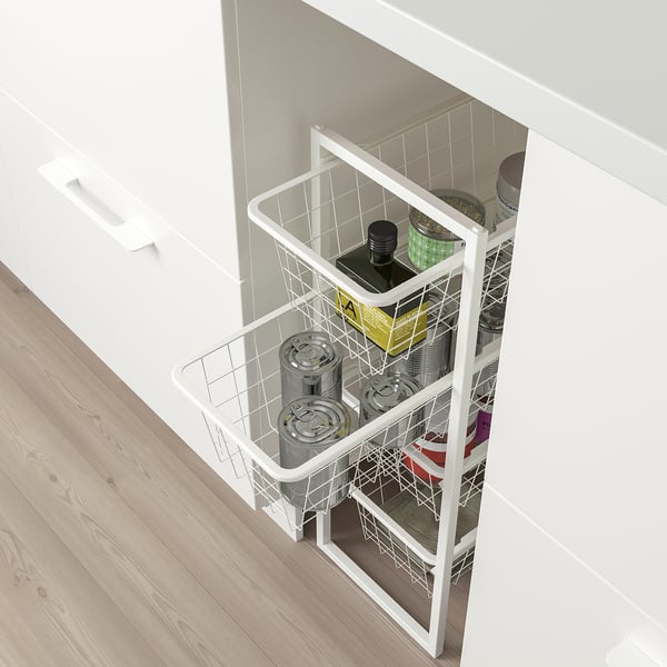 JONAXEL Rangement, blanc, 9 7/8x20 1/8x27 1/2 "
