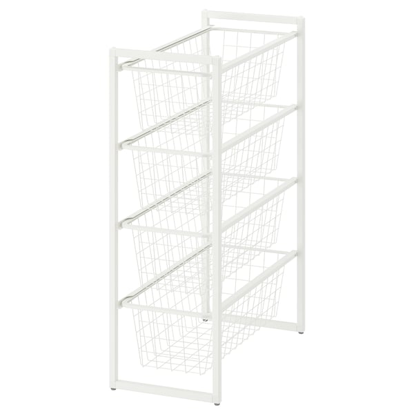 JONAXEL Rangement, blanc, 9 7/8x20 1/8x27 1/2 "