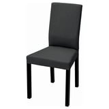 KÄTTIL Chaise, noir/Knisa gris foncé