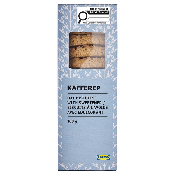 KAFFEREP Biscuits à l'avoine, édulcorant