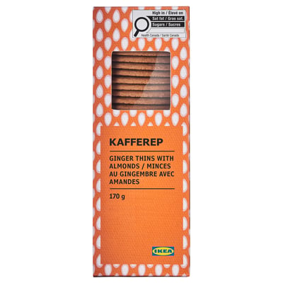 KAFFEREP Biscuits au gingembre/amandes, 6 oz