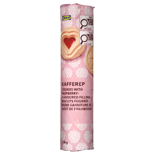 KAFFEREP Biscuits fourrés framboise, 6 oz