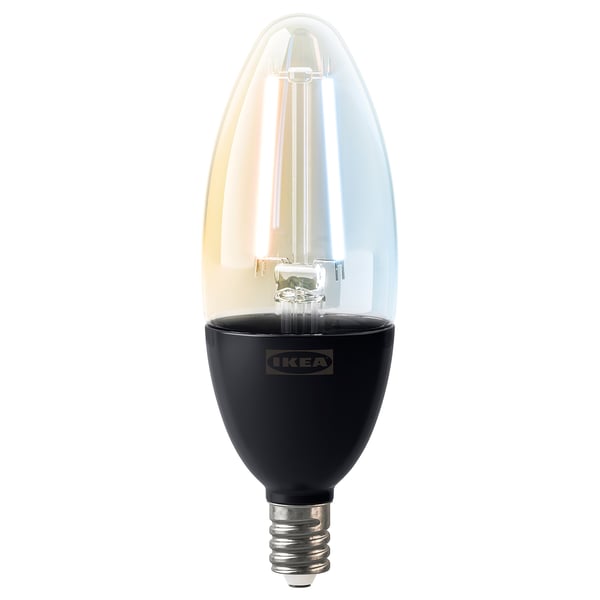 KAJPLATS Ampoule à DEL E12 450 lumens, intelligent spectre blanc/verre clair