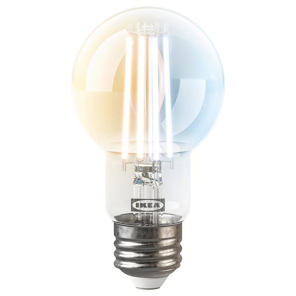 KAJPLATS Ampoule à DEL E26 450 lumens, intelligent spectre blanc/transparent/globe