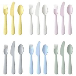 KALAS Couverts, 18 pièces, multicolore