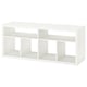 KALLAX Meuble télé, blanc, 57 3/4x23 1/2 "