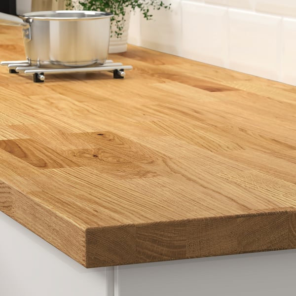 KARLBY Comptoir, chêne/plaqué, 74x1 1/2 "