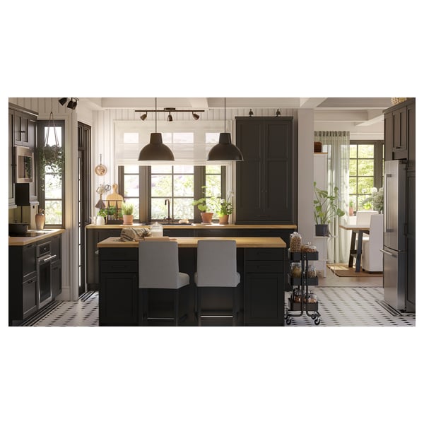 KARLBY Comptoir, chêne/plaqué, 74x1 1/2 "