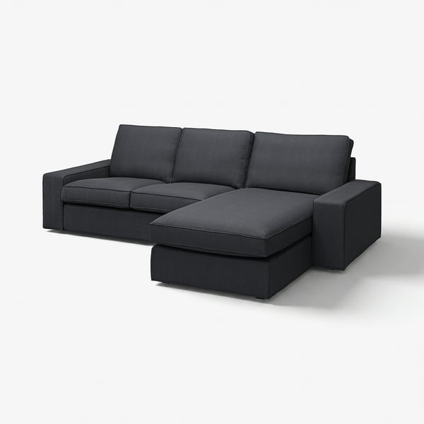 KIVIK Canapé avec méridienne, Tresund anthracite
