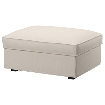 KIVIK Repose-pieds av rangement, Tresund beige clair
