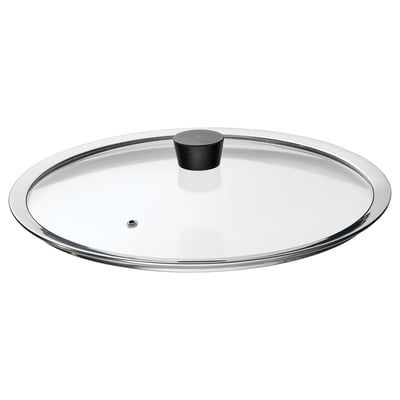 KLOCKREN Couvercle poêle, verre, 13 "