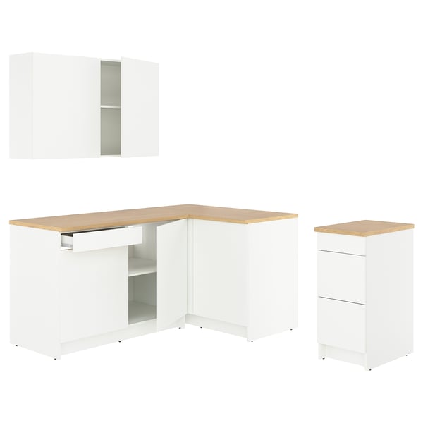 KNOXHULT Cuisine d'angle, blanc