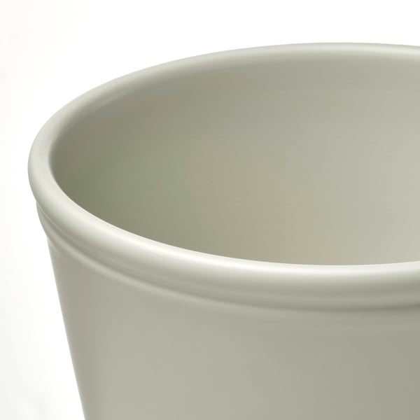 KÖRSBÄRSBJÖRK Cache-pot, gris-beige clair, 6 "