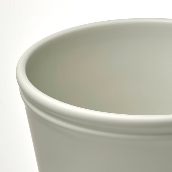 KÖRSBÄRSBJÖRK Cache-pot, gris-beige clair, 9 ½ "