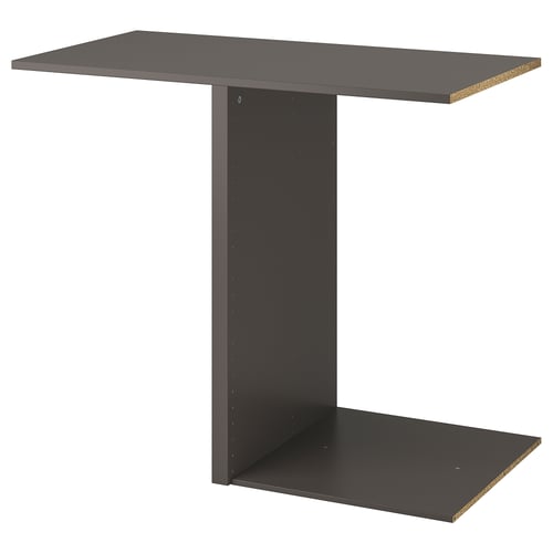 KOMPLEMENT Séparateur pour caisson, gris foncé, 39 3/8x22 7/8 "