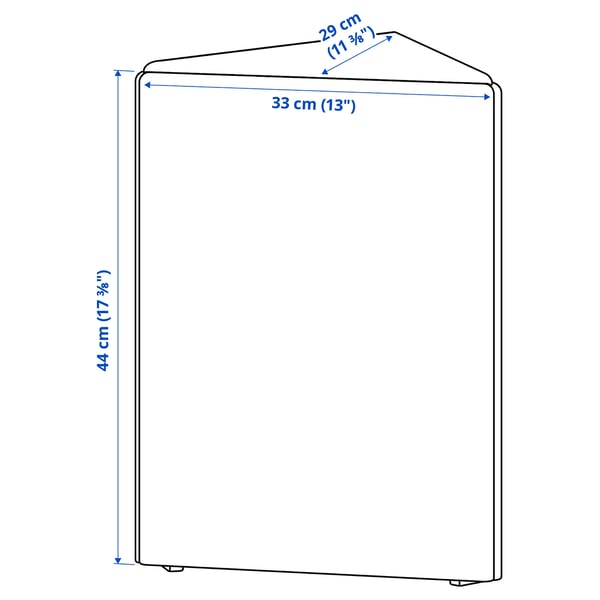 KONSTRUNDA Tabouret, bleu