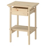 KRONÖREN Table de chevet, pin, 15 3/8x12 5/8x21 5/8 "