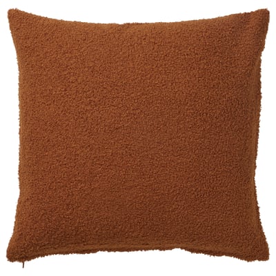 KRYDDBUSKE Housse de coussin, brun-rouge, 20x20 "