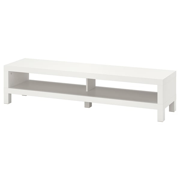 LACK Meuble télé, blanc, 63x13 3/4x14 1/8 "