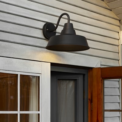 LÄGERVALL Applique, extérieur noir