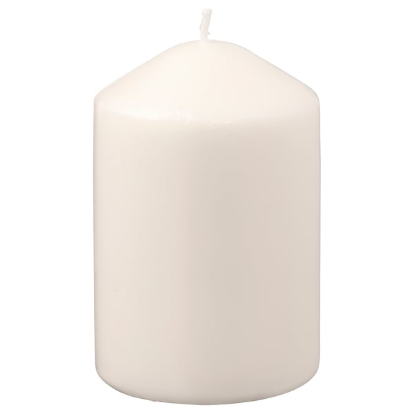 LÄTTNAD Bougie-bloc non parfumée, naturel, 4 " 26 hr