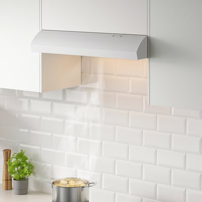 LAGAN Hotte sous armoire, blanc