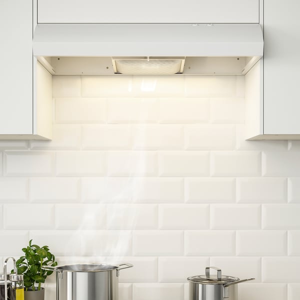 LAGAN Hotte sous armoire, blanc