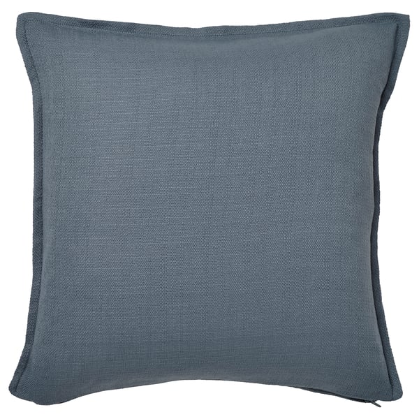 LAGERPOPPEL Housse de coussin, gris-bleu, 20x20 "