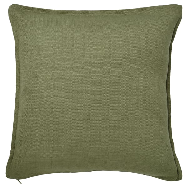 LAGERPOPPEL Housse de coussin, gris-vert, 20x20 "