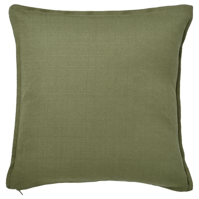 LAGERPOPPEL Housse de coussin, gris-vert, 20x20 "