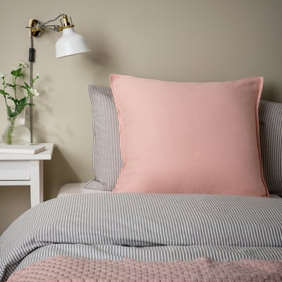 LAGERPOPPEL Housse de coussin, rose clair, 26x26 "