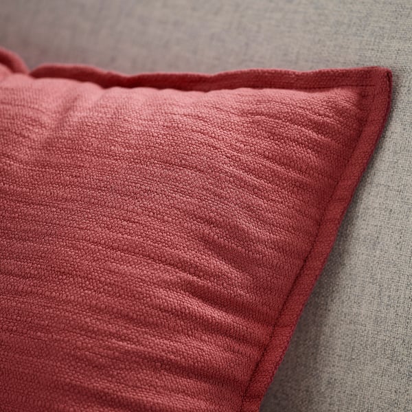 LAGERPOPPEL Housse de coussin, rose-rouge, 16x23 "