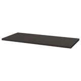 LAGKAPTEN Plateau de table, brun-noir, 55 1/8x23 5/8 "