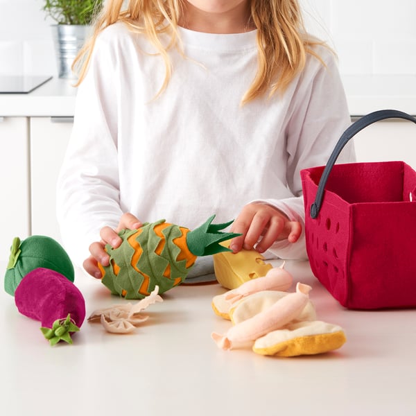 LÅTSAS Panier pour courses 12 pièces