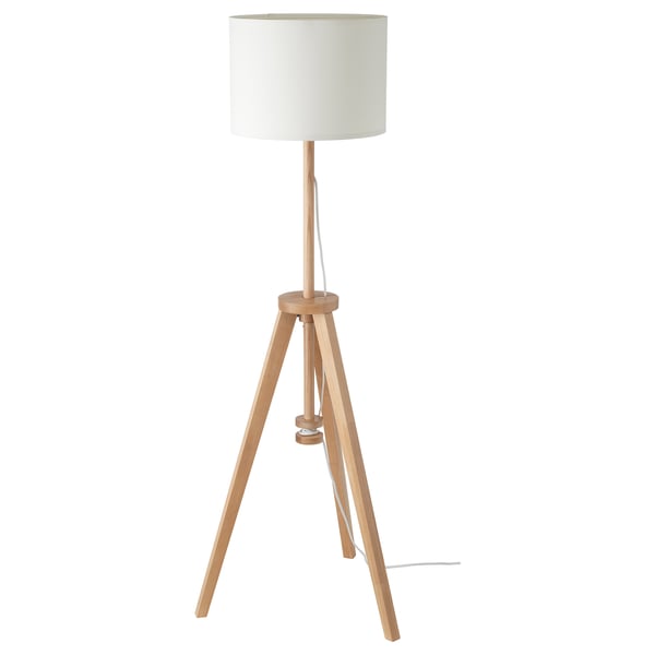 LAUTERS Lampadaire, frêne/blanc