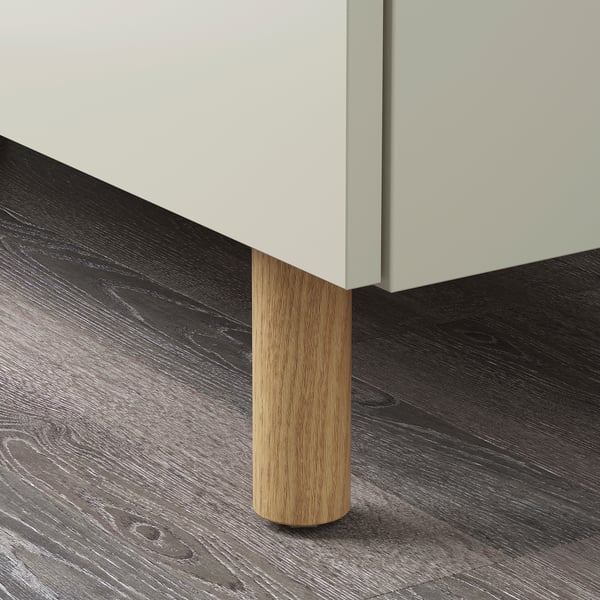 LEDAMOT Armoire, gris-beige clair, 59 1/8x16 5/8x29 1/2 "
