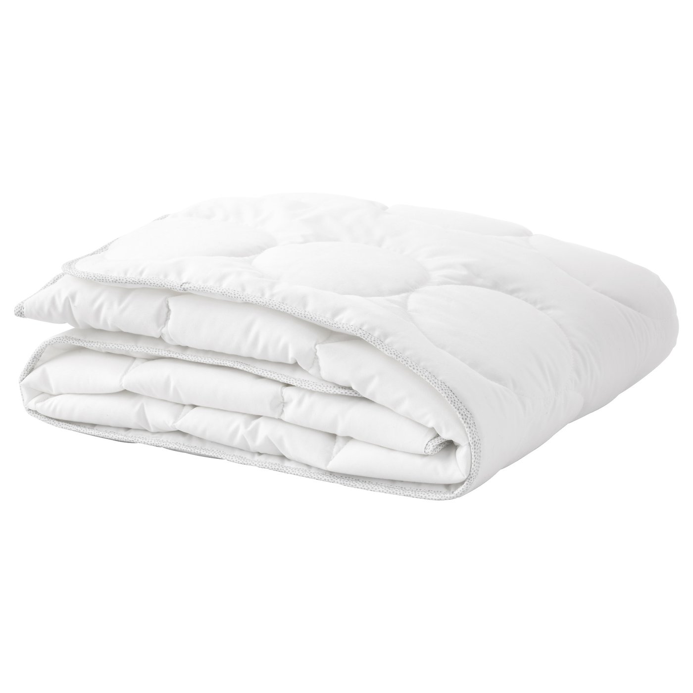 LENAST Couette pour lit de bébé, blanc/gris, 43x49 "