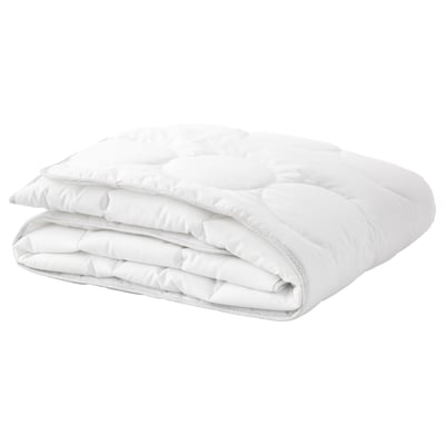 LENAST Couette pour lit de bébé, blanc/gris, 43x49 "