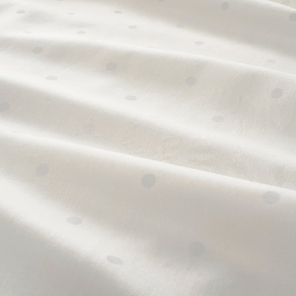 LENAST Volant de lit pour lit de bébé, à picots/blanc, 28x52 "