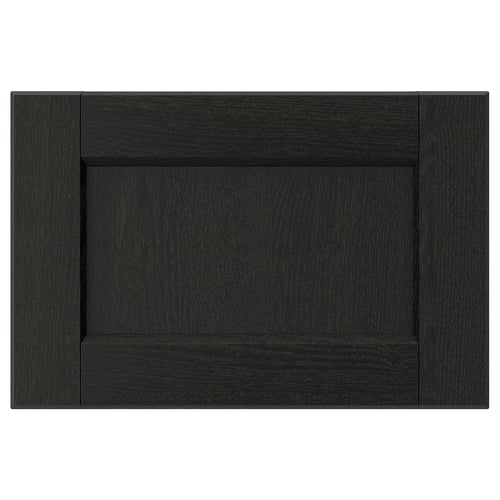 LERHYTTAN Façade de tiroir, teinté noir, 15x10 "