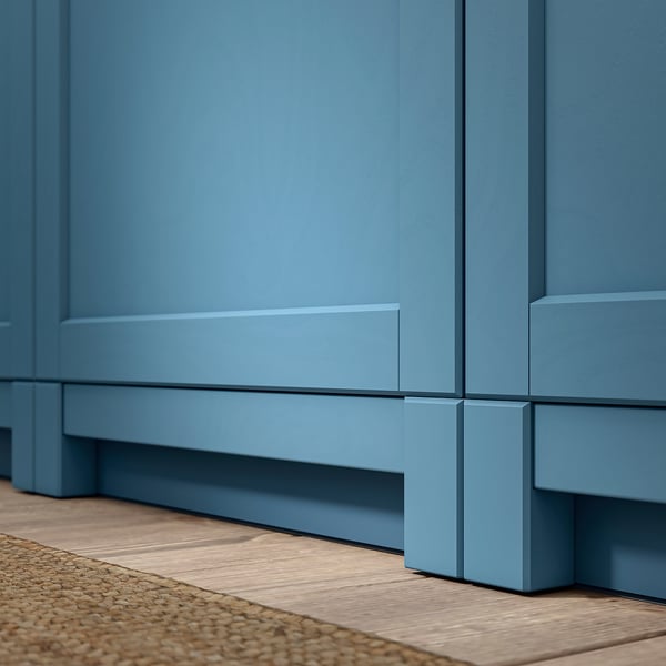 LERHYTTAN Pied pour plinthe décorative, bleu, 4 1/4 "