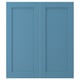 LERHYTTAN Porte arm inf angle 2p, bleu, 13x30 "