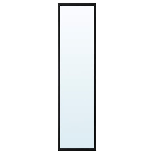 LILJETRÄD Miroir, noir, 11 3/4x45 1/4 "
