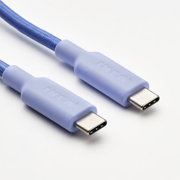 LILLHULT USB-C vers USB-C, mauve, 9 ' 10 "