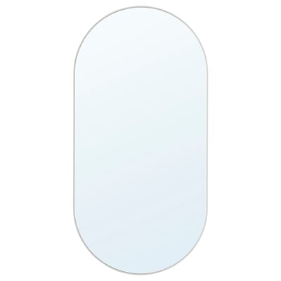 LINDBYN Miroir, blanc, 23 5/8x47 1/4 "