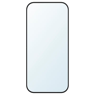 LINDBYN Miroir, noir, 11x23 5/8 "