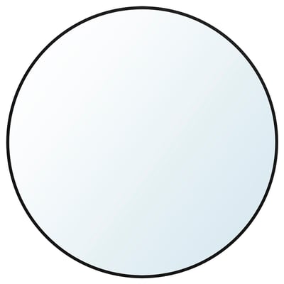 LINDBYN Miroir, noir, 19 5/8 "